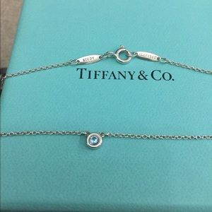 Tiffany & Co. Aquamarine necklace.